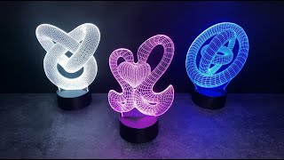 Details How to set up your LED 3D Illusion Lamp News