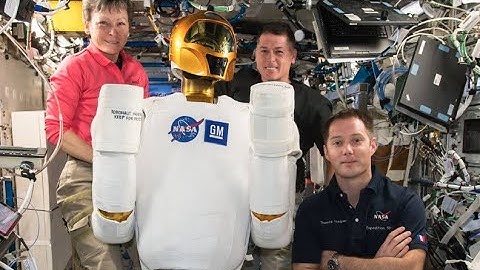 Robots on the International Space Station. Astrobee, Robonaut and AstroLoc