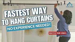 Hang Curtains Like a PRO in Minutes! Hang Your Drapes Like A Real Pro