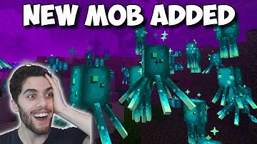 NEW MOB ADDED TO MINECRAFT!!! - 1.17 GLOW SQUIDS ARE HERE!!!!