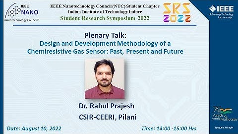 Plenary Talk 3 | Title: "Chemiresistive Gas Sensors"