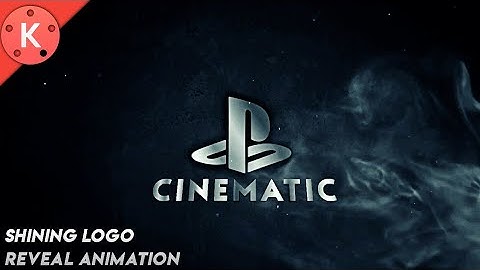 How to Make Shining Logo Reveal intro Animation Kinemaster Android Youtube intro maker app