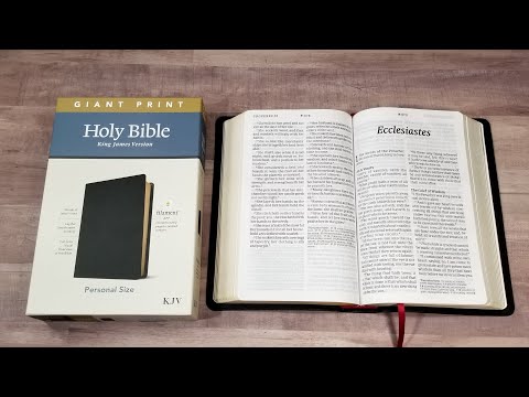 KJV Giant Print Personal Size Bible Filament Enabled Edition