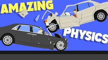 More AMAZING Car Crash Physics! Explosions, BeamNG Cars & MORE! - Algodoo Ultimate Destruction