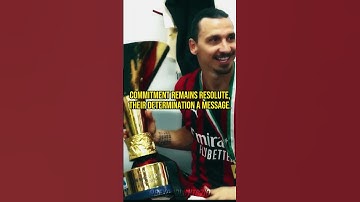 Unwavering Commitment 🛡️ #zlatanibrahimovic #football #goalchaser #motivation #goalmachine #quotes