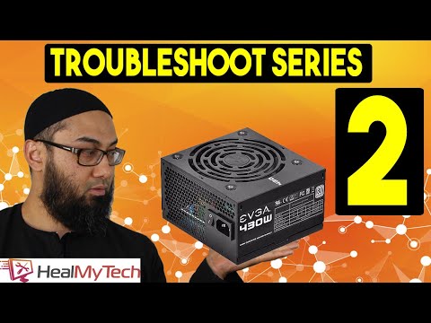 Pt 2 | Troubleshoot A Power Supply Unit (PSU) | Computer Not Turning On | Pc Turns On No Display