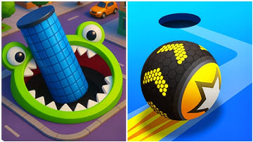 Hole io vs Going Balls - Gameplay Walkthrough Android (Max Level, Math Games) New Update 