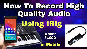 How To Record High Quality Audio from Keyboard..in Mobile #Music #tech