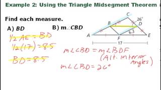 Celebrity Geometry 5-4 Triangle Midsegment Theorem Profile
