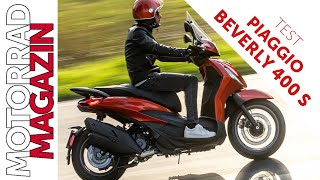 Piaggio Beverly 400 S Test  Bestes Preis/Leistungspaket? Performance, Komfort, Elektronik.