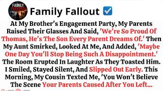 Details At My Brother’s Engagement Party, My Parents Raised Their Glasses And... News