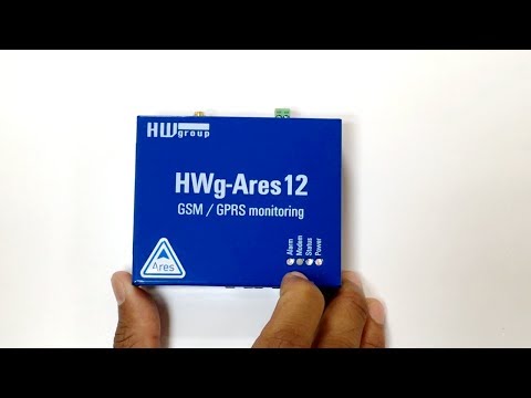 GSM Based Monitoring Device for Server Rooms, Warehouses, Cold Rooms| HWG Ares 12