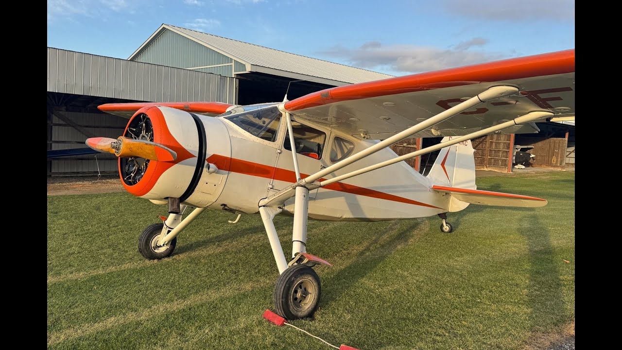 Fairchild 24W, from one grass strip to another