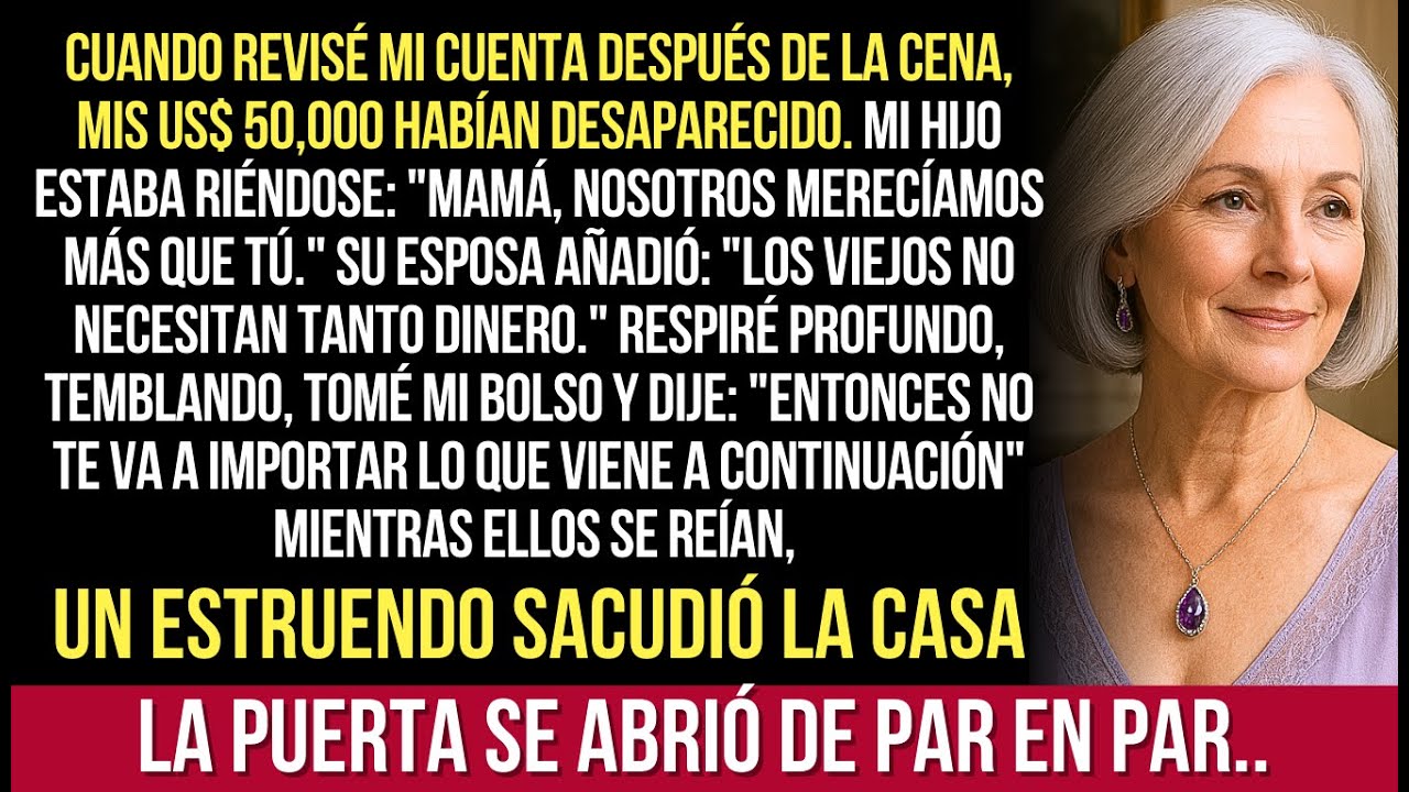 Después De Nuestra Cena Familiar, Revisé Mi Cuenta Y Estaba En Ceros. Mi Hijo Se Rió: "Necesitábamos