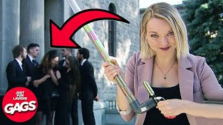 Girlfriend Shows Up To The Funeral | Just For Laughs Gags