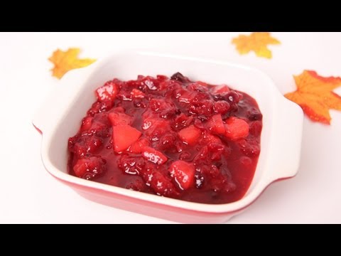 Pear Cranberry Sauce Recipe - Laura Vitale - Laura in the Kitchen Episode 481