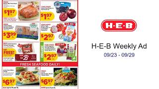 H-E-B Weekly Ad 09/23 - 09/29 News