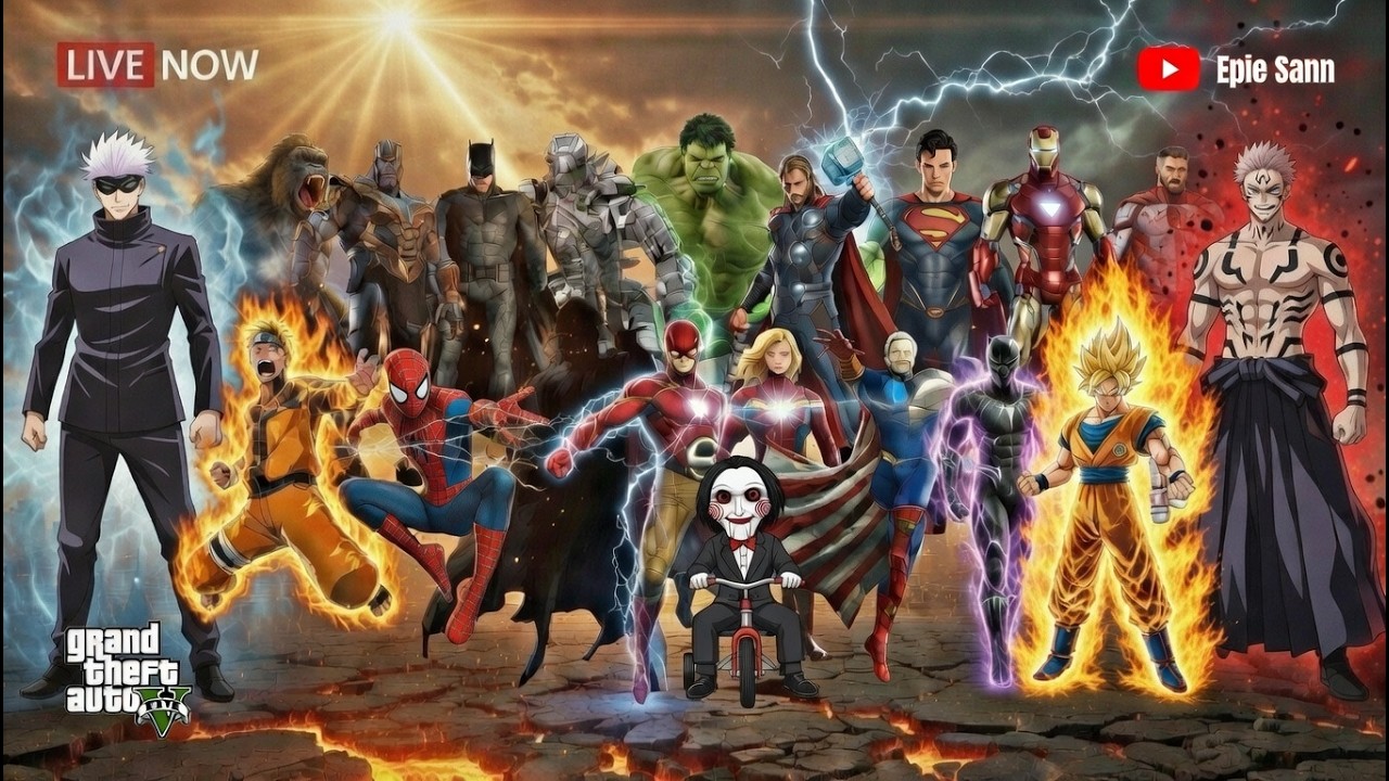 GTA 5 - SUPERHERO MODS - EPIE SANN - PART 45