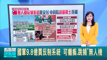 國軍9.8億買反制系統 可癱瘓.跳頻"無人機 打造進化版鋼鐵人 中科院研製外骨骼動力服│台灣要聞20250120│三立iNEWS