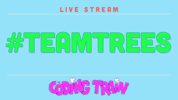 Coding Train Live 187: Fractal #TeamTrees with Physics