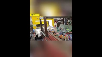 Sorting clear and blue PET bottles #pet #shorts #msw #mrf #recycling #plastic