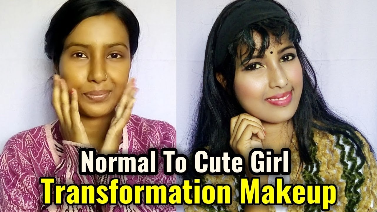beauty care co Normal To Cute Girl Transformation Makeup Look || Dance And Care