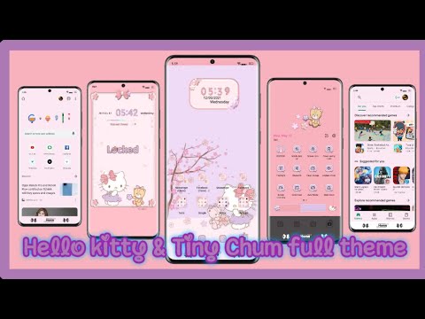 โหลด ธีม kitty ฟรี  Update 2022  Hello Kitty \u0026 Tiny Chum Theme for OPPO and RealMe