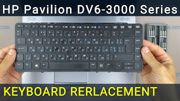 How to Replace HP Pavilion dv6-3000 Series Laptop Keyboard - Fix Broken/Unresponsive Keys