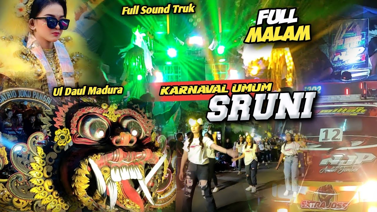FULL MALAM‼️KARNAVAL UMUM SRUNI JENGGAWAH DI PENUHI SOUND TERNAMA JEMBER