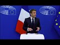 Macron highlights priorities for French Presidency of EU