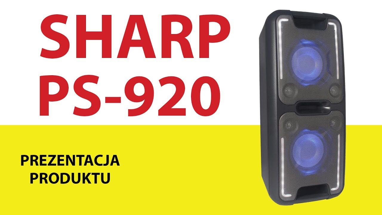 sharp party speaker ps 920