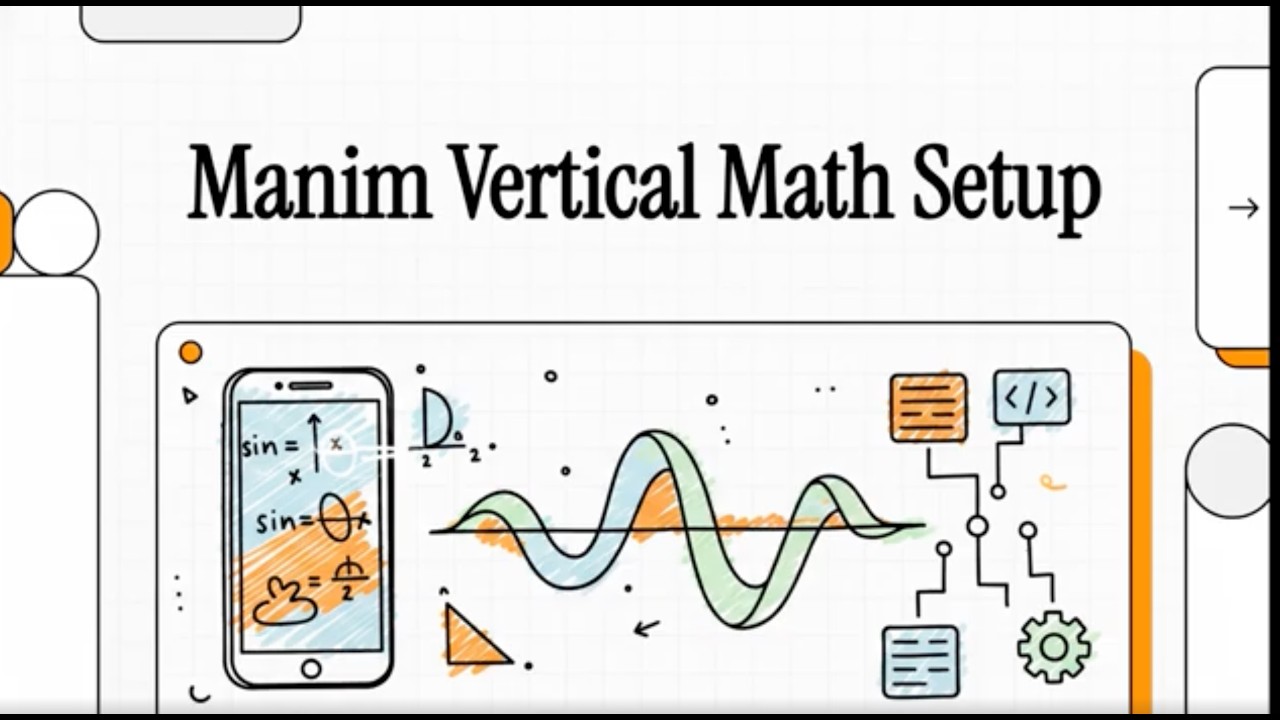 How I Made a Vertical Manim Math Animation in Python (with NotebookLM ...