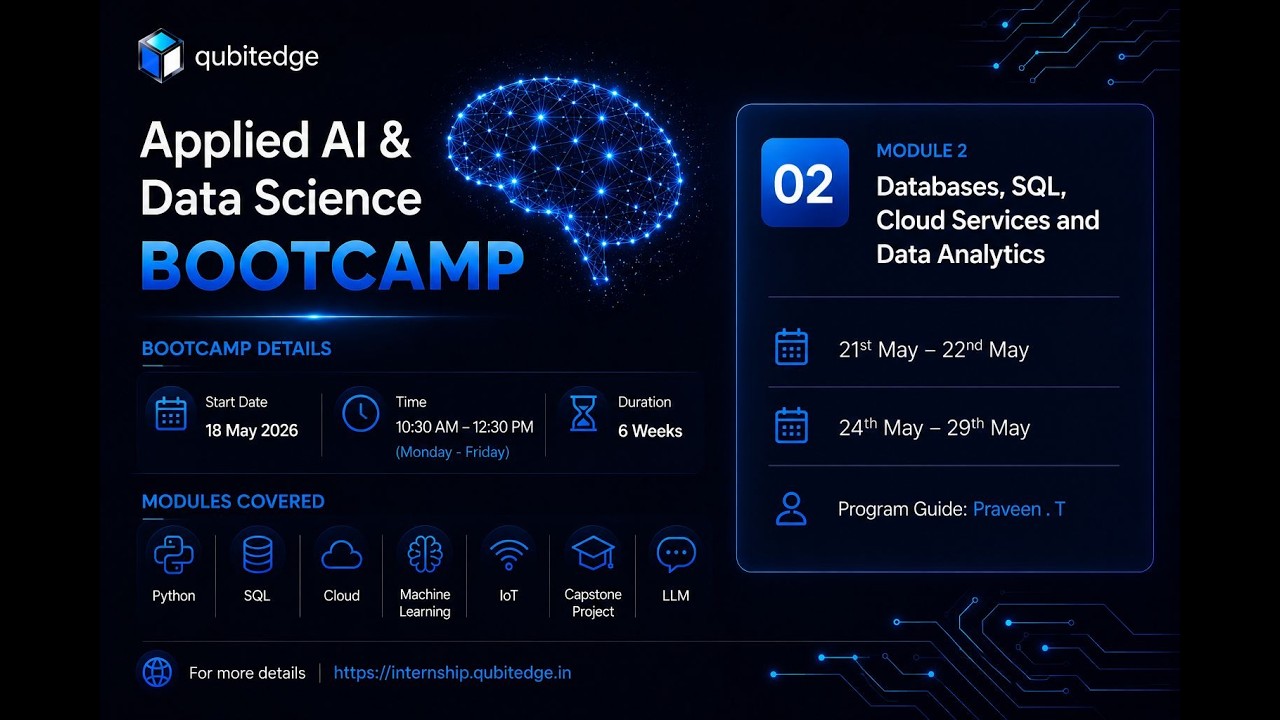 Module 2 Day 7 | Applied AI & Data Science Bootcamp 2026