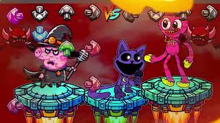 Funky Beats Extravaganza: Peppa vs. Kissy Missy (Poppy Playtime) in an Animated FNF Showdown!