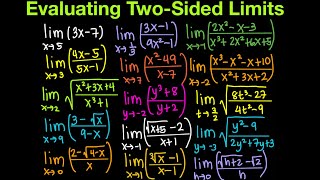 Differential Calculus:Two-Sided Limits Part 1