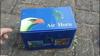 Tes klakson angin / air horn dan modul putus - putus