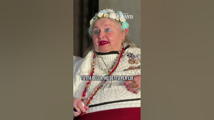 Anna Maria, 80 anni e il matrimonio.
