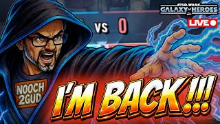 Nooch2Gud Has Returned, and We Are Live!!!!  SWGOH Grand Arena, Coliseum, and More!!!