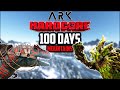 I survived 100 days in hardcore ark modded mountains heres what happened