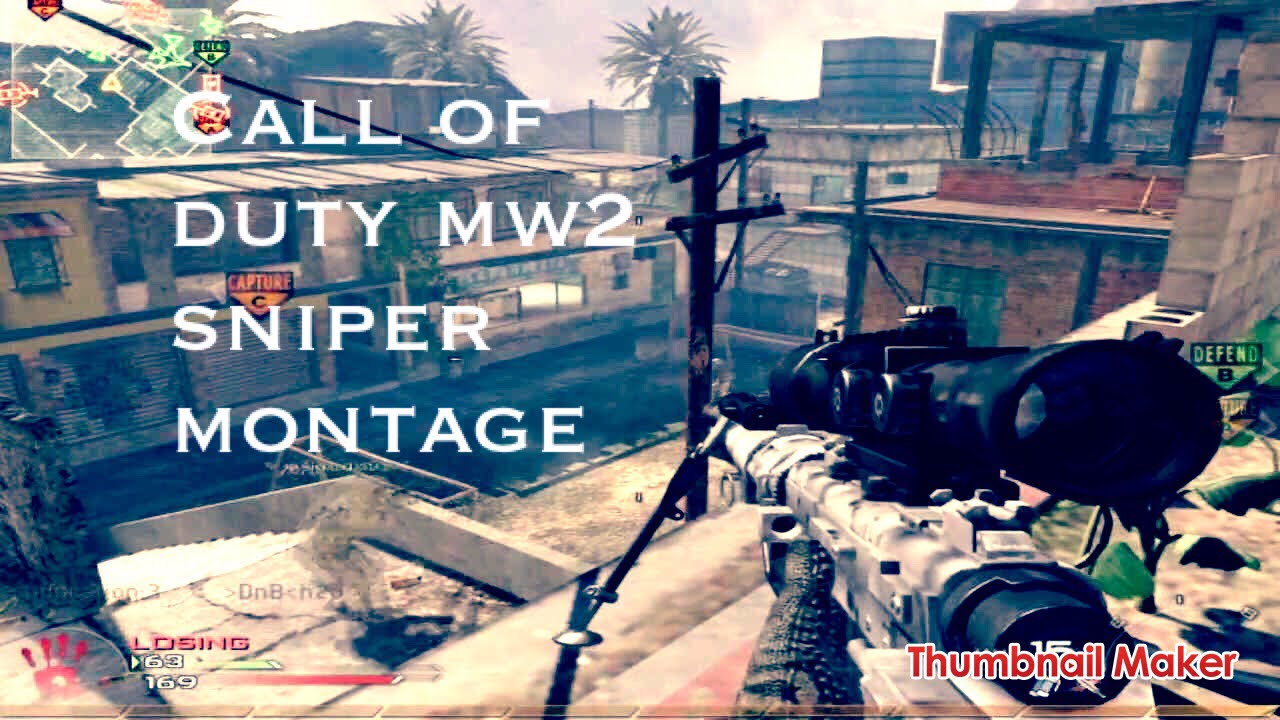 Call of duty modern warfare 2 sniper montage - YouTube