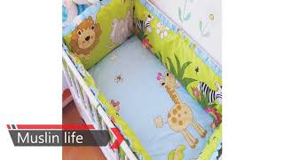 Baby Sleeping Bed     II    Bumpers Set,Soft Baby Cot screenshot 5