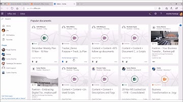 How to mark a document as favorite in Microsoft Delve?