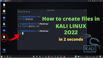 How to Create Files in Kali Linux using Terminal | Make new file in Kali Linux 2022