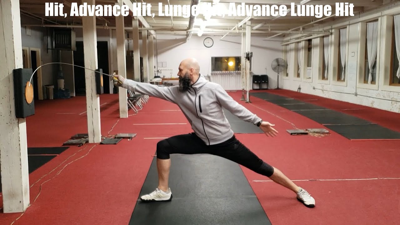 At Home Fencing Drills Foil 1 YouTube