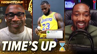 Shannon Sharpe \& Gilbert Arenas react to LeBron's cryptic tweet after Lakers loss | Nightcap