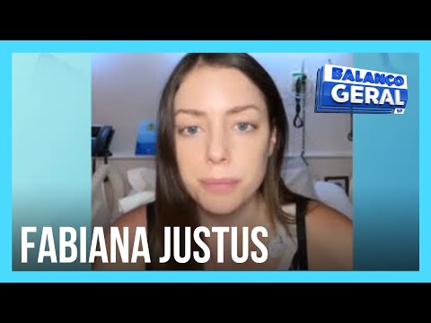 Após ausência, Fabiana Justus revela que foi diagnosticada com leucemia