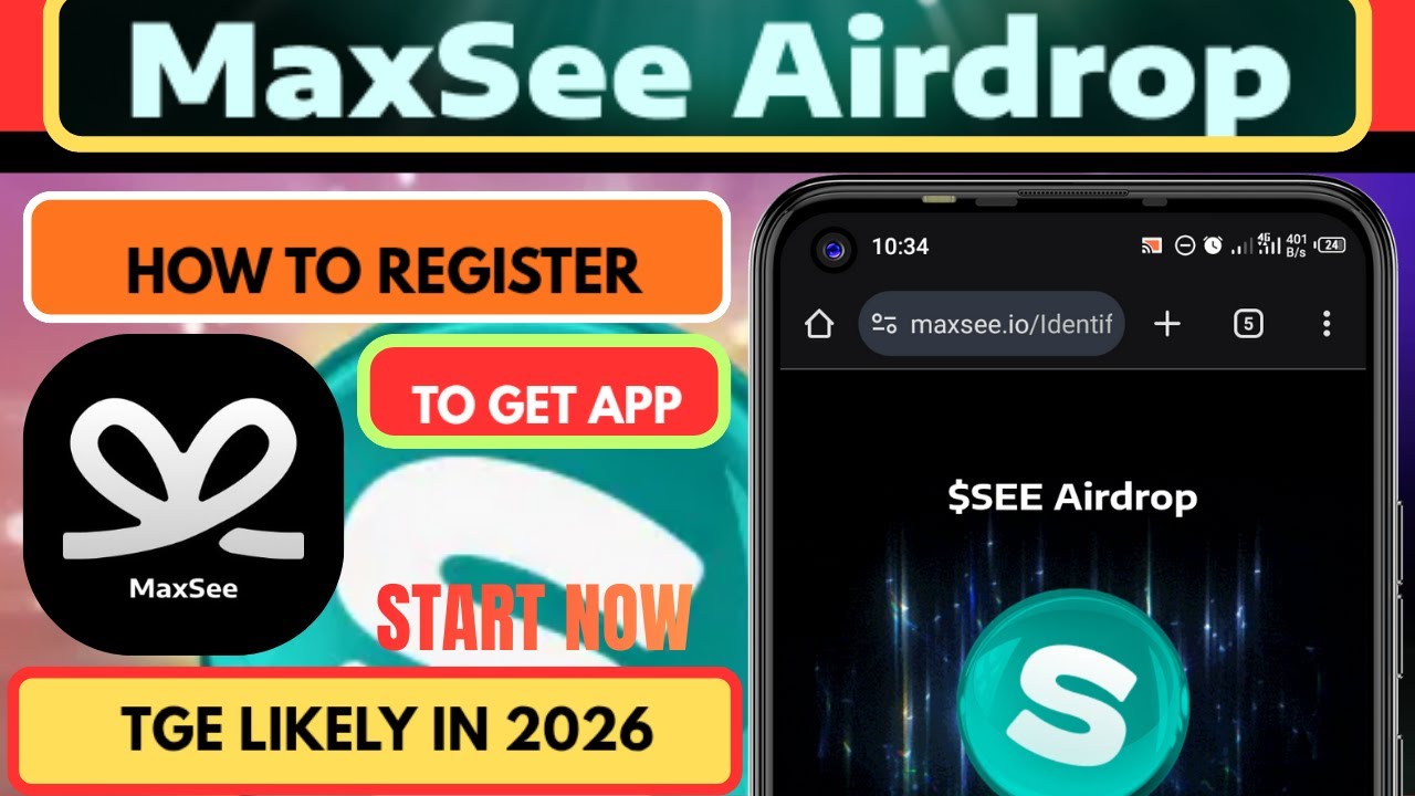 MaxSee Airdrop Guide | How to Register & App Setup (Latest Update)