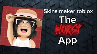 Skins clothes maker for roblox EXPOSED - the WORST app ever screenshot 1