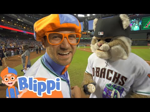 Blippi visita un estadio de beisbol, Videos de vehículos para niños