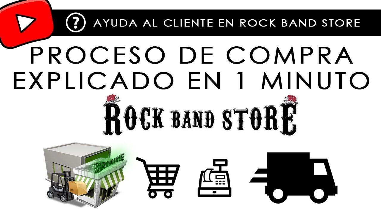 Proceso de compra en Rock Band Store YouTube